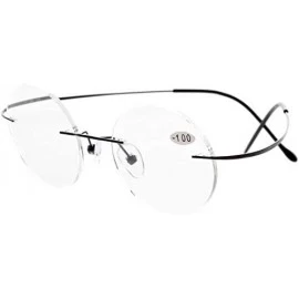 Rimless Titanium Rimless Reading Glasses Readers Men Gold +1.25 - CI190AALZEK $24.56