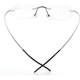 Rimless Titanium Rimless Reading Glasses Readers Men Gold +1.25 - CI190AALZEK $24.56