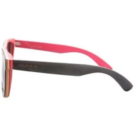 Wayfarer Polarized Wooden Sunglasses Skateboard Wood Summer Glasses UV400 Protection Outdoor Sports Sunglasses-SG68004 - CS18...