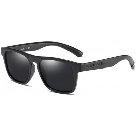 Square Retro Polarized Sunglasses for Men/Women UV Protection Ultra Light Classic Rectangular Mirrored Sun Glasses P8816 - C9...