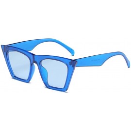 Oversized Vogue UV Protection Sunglasses Party Favors Eyeglass Eyewear Sunglasses for Women - Blue - CV18TY7N4IW $17.43