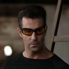 Goggle Classic Polarized Sunglasses Driving - Blackgrey - CB199L62MDL $24.37