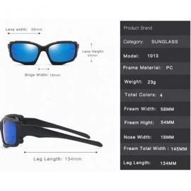 Goggle Classic Polarized Sunglasses Driving - Blackgrey - CB199L62MDL $16.36