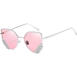 Square Round Vintage Sunglasses Rhinestone Decoration Sun Glasses for Women - Y-28 - C0198W5CAHC $21.13