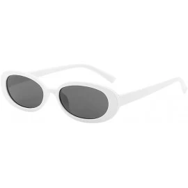 Oversized Unisex Small Frame Sunglasses Vintage Retro Rectangular Frame for Men and Women UV400 Protection - A - CS195IG7UAS ...