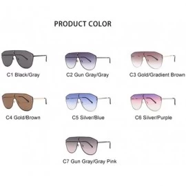 Goggle Ladies Metal Sunglasses Sale Eyeglasses Women Personality Rivet Glasses Brand Designer Eyewear Shades Goggles - C0198O...