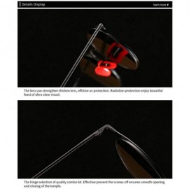 Round 2019 new aluminum magnesium designer finished myopia polarized sunglasses men's square driving goggles - C818T4G5MOO $2...