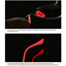 Round 2019 new aluminum magnesium designer finished myopia polarized sunglasses men's square driving goggles - C818T4G5MOO $2...
