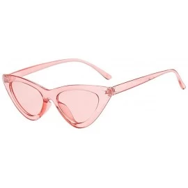 Goggle Unisex Retro Vintage Cat Eye Sunglasses for Women Goggles Plastic Frame - Multicolor B - CL18UUSCE6Q $19.06