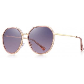 Aviator DESIGN 2019 New Arrival Women Fashion Trending Sunglasses Ladies C01 Black - C05 Brown - CB18XEC64O3 $17.32