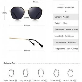 Aviator DESIGN 2019 New Arrival Women Fashion Trending Sunglasses Ladies C01 Black - C05 Brown - CB18XEC64O3 $17.32