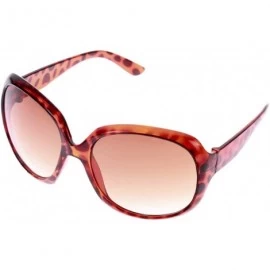 Round Womens Round Cat Eye Sunglasses Fashion Frame Eyewear - Leop - CK18K683074 $8.39
