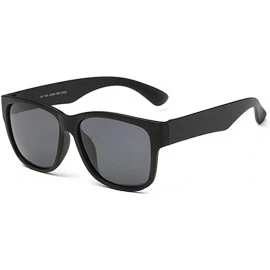 Oval Vintage Unisex Polarized Hippie Sun Glasses For Men Women Frame Mirrored Flat Lens Sunglasses UV400 - Sand Ash - CG194ID...