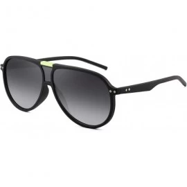 Aviator Polarized Aviator Sunglasses Men Women Oversize Plastic Driving Glasses - C918TWE847M $23.99