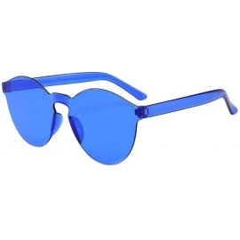 Round Unisex Trend Sunglasses Summer Flat Light Round Sunglasses Retro Vintage Sunglasses Eyeglasses (E) - E - C5197KY5O7D $8.84