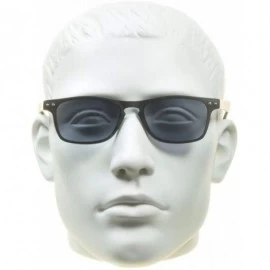 Square Square Reading Sunglasses Full Sun Reader Men Women Flexible Light - Black + Brown - CW193ENK26S $34.25