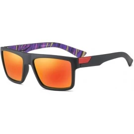 Aviator Classic Polarized Men/Women Driving Sun Glasses Male Goggles UV400 - C3 BLACK RED - CB18M3O6QO4 $49.51