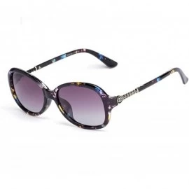 Aviator Small body sunglasses HD polarized sunglasses. Female 2019 new polarized sunglasses ladies - E - CP18SHH7DKL $81.87